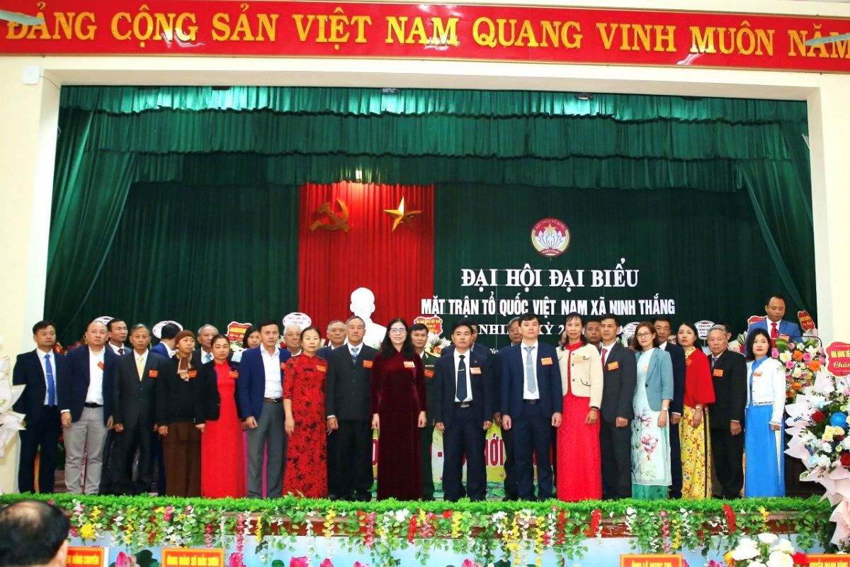 Uỷ ban MTTQ xã Ninh Thắng tổ chức Đại hội đại biểu Mặt trận tổ quốc Việt Nam xã nhiệm kỳ 2024- 2029