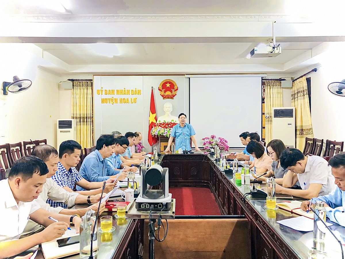 Ban đại diện HĐQT NHCSXH Huyện Hoa Lư tổ chức Hội nghị đánh giá kết quả hoạt động 6 tháng đầu năm 2023, phương hướng nhiệm vụ quý III năm 2023.