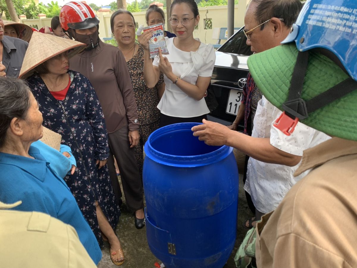 Hội Liên hiệp phụ nữ xã Ninh Hòa xây dựng mô hình “Phân loại và xử lý rác thải sinh hoạt tại nguồn”