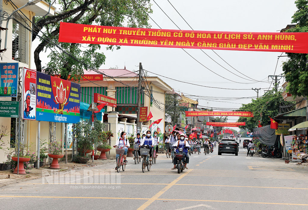 Đảng bộ huyện Hoa Lư tập trung lãnh đạo xây dựng nông thôn mới nâng cao