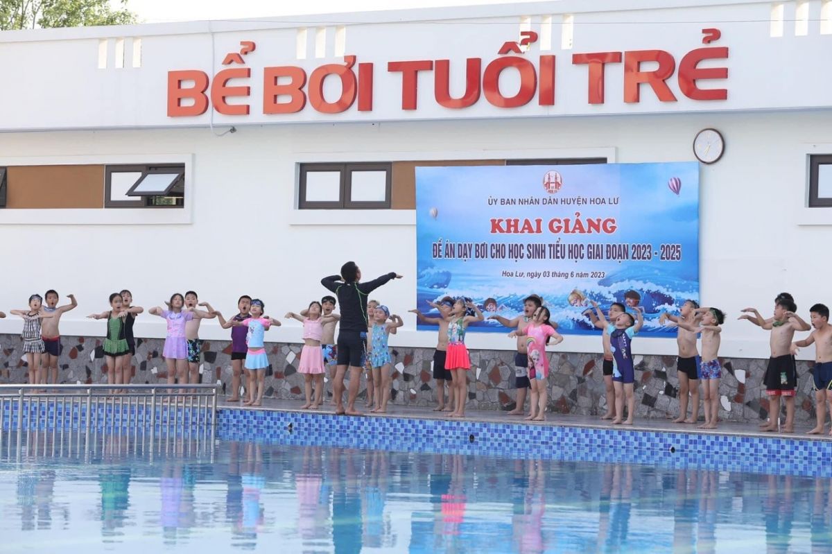 Hội nghị rút kinh nghiệm việc triển khai thực hiện Đề án dạy bơi phòng chống đuối nước cho học sinh tiểu học năm 2023