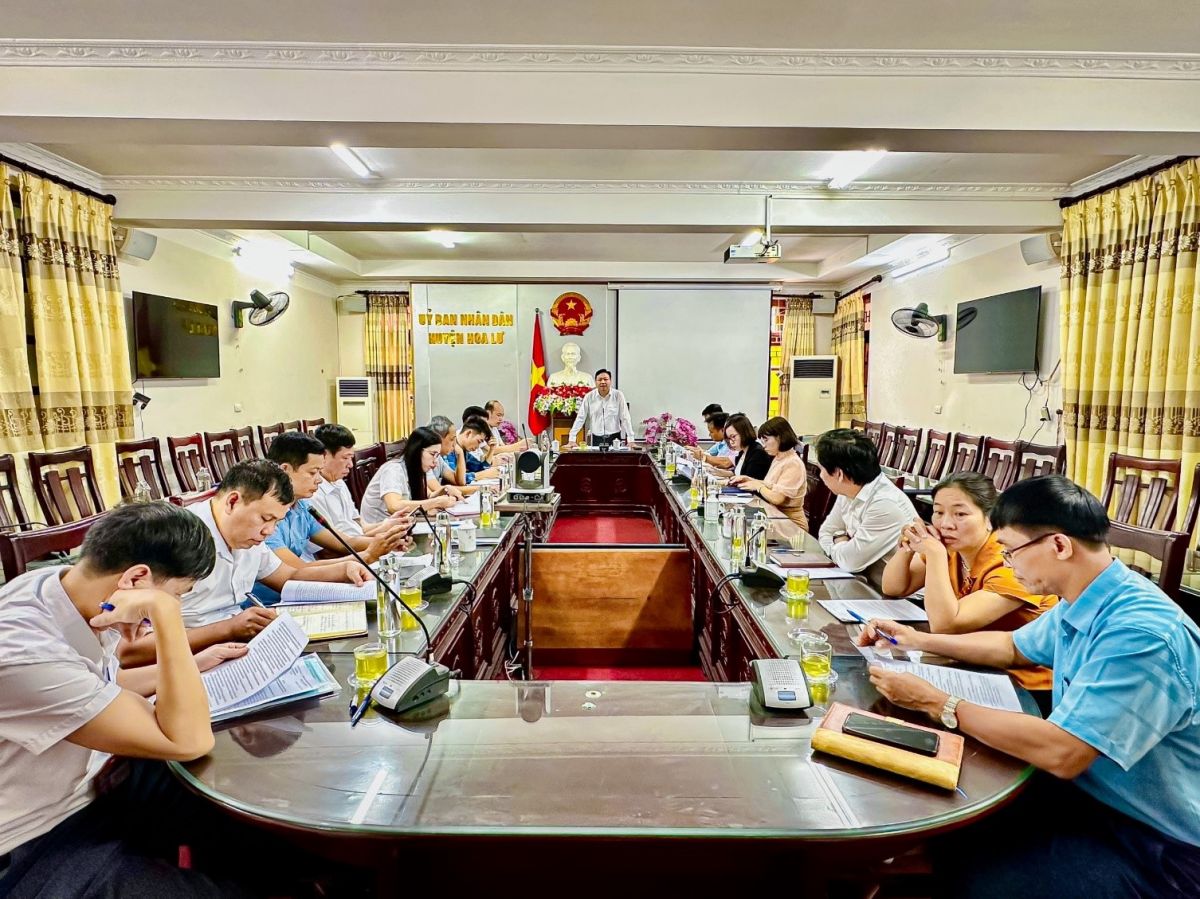Ban đại diện HĐQT Ngân hàng CSXH Huyện Hoa Lư tổ chức Hội nghị đánh giá kết quả hoạt động 9 tháng đầu năm 2023, phương hướng nhiệm vụ quý IV năm 2023