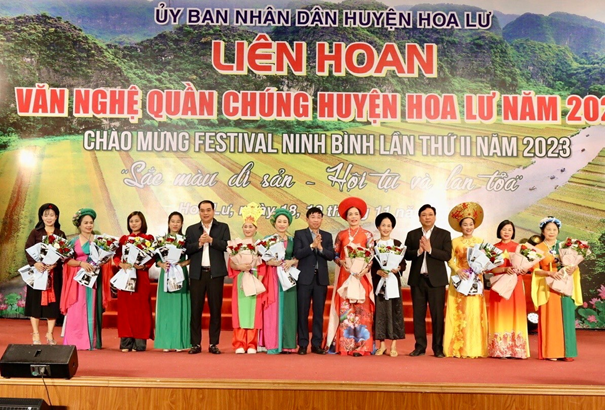 Huyện Hoa Lư tổ chức khai mạc Liên hoan văn nghệ quần chúng