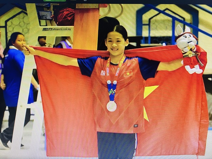 Kinh ngư 14 tuổi quê xã Trường Yên có Huy chương đầu tiên tại SEA Games 32 – Thành tích ngoài mong đợi
