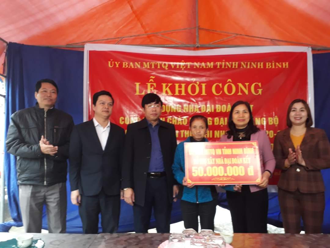 Khởi công xây dựng nhà Đại đoàn kết cho hộ nghèo tại huyện Hoa Lư