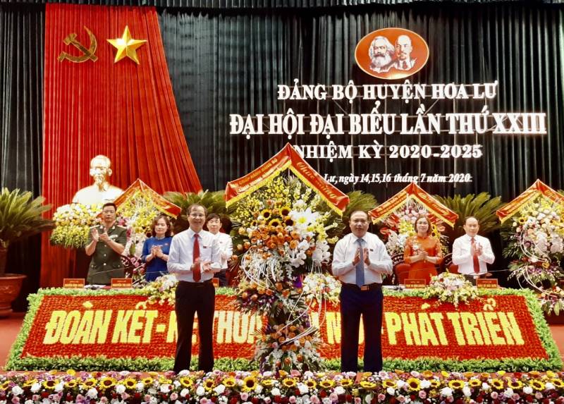 Khai mạc Đại hội đại biểu Đảng bộ huyện Hoa Lư lần thứ XXIII, nhiệm kỳ 2020 - 2025