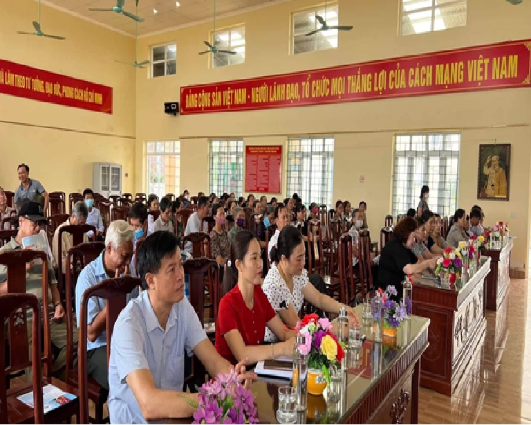 Phổ biến pháp luật về Dân số - Kế hoạch hoá gia đình  tại xã Ninh Giang
