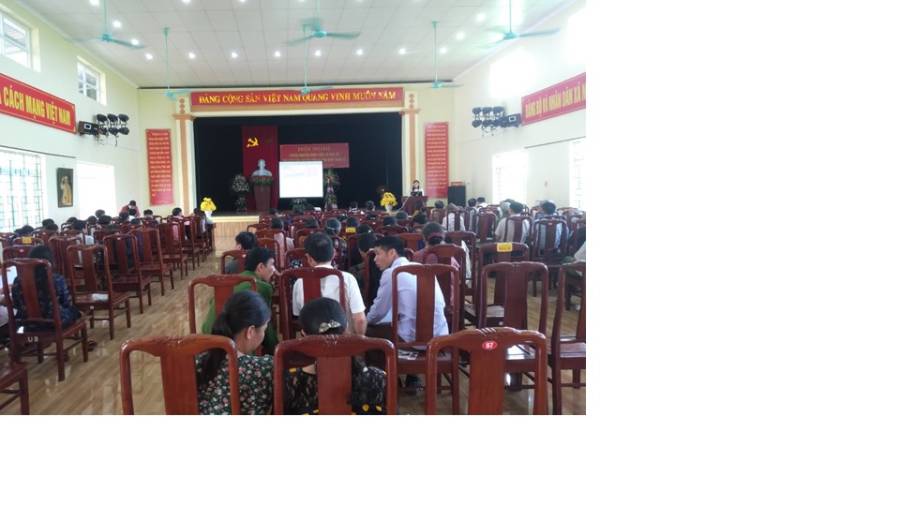 Phổ biến pháp luật về bầu cử và trợ giúp pháp lý tại xã Ninh Giang